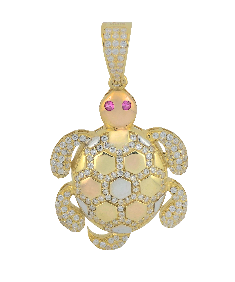 Turtle Pendant 10kt