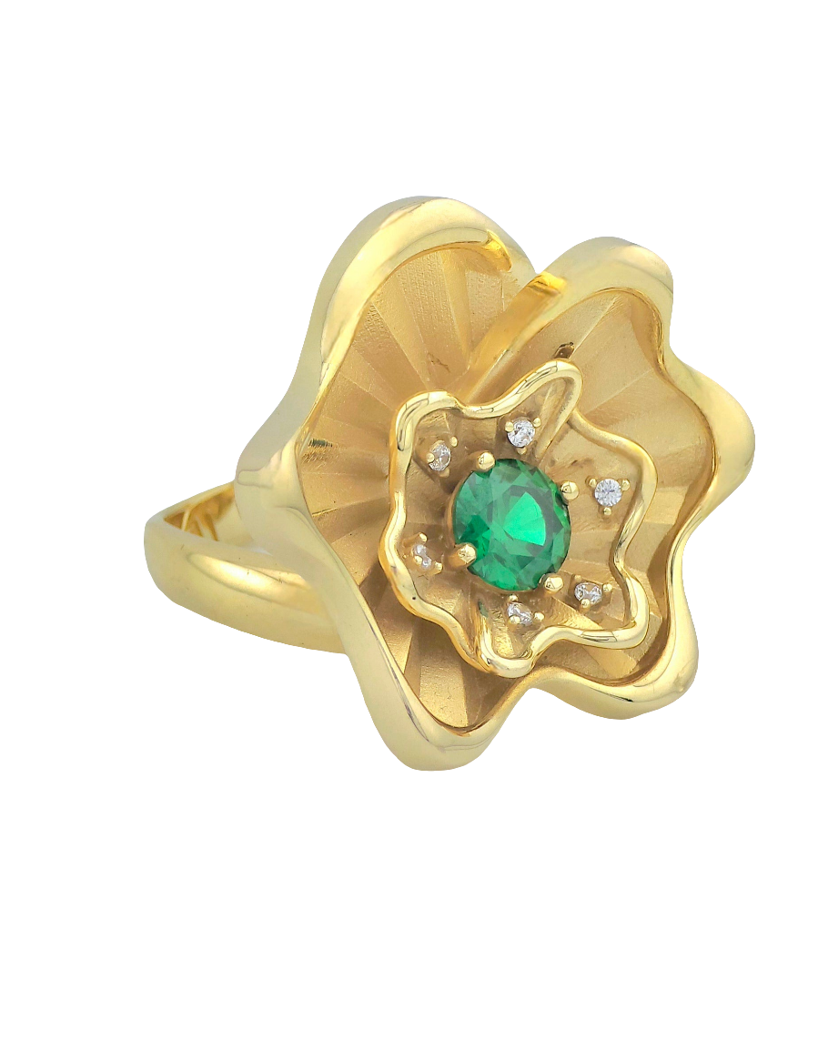 Flower Ring 14kt