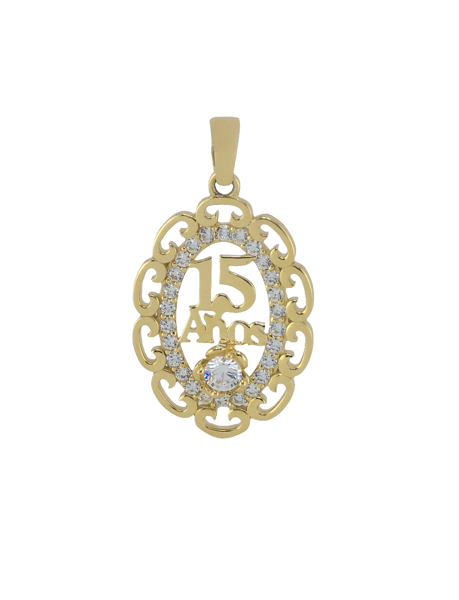 15 Años Pendant 14kt