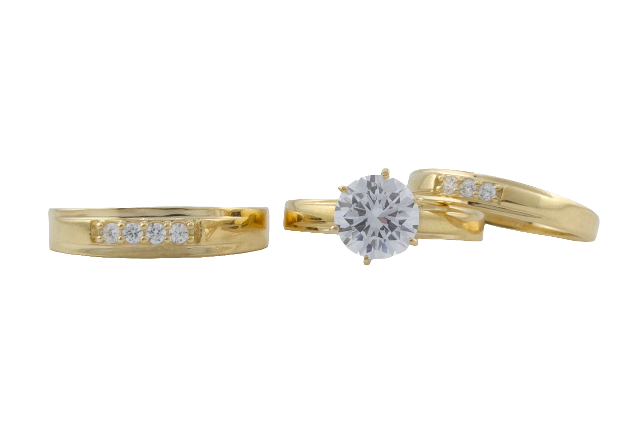 Trio Rings 14kt