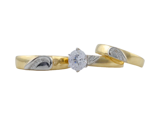 Trio Rings 14kt